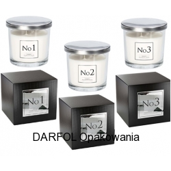 Świeca zapachowa perfumowana z dwoma knotami